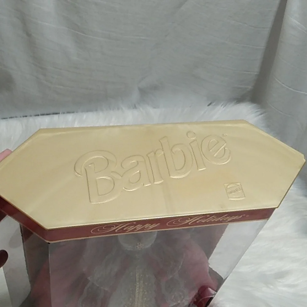 SALE! Mattel Vintage 1997 Happy Holidays Barbie Collectors Item W/Stand (B-6) - Picture 14 of 15